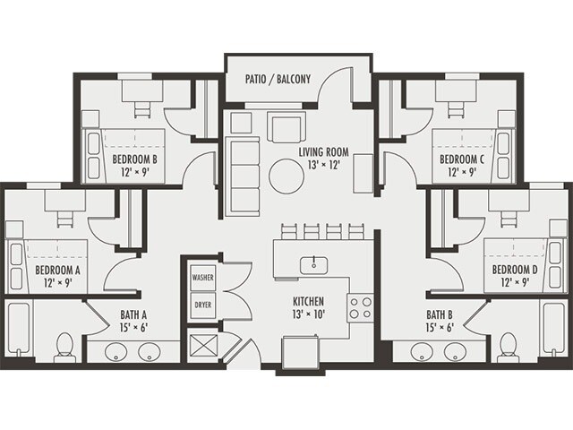 Unit Private Private floor plan